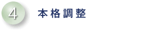 本格調整